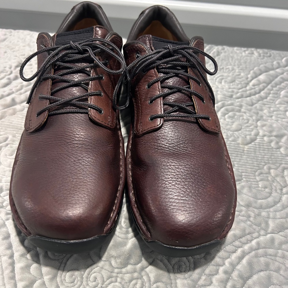 Red Wing Mens Brown Pebbled Leather Lace Up Oxford Shoes 11B Narrow Casual - Picture 3 of 12